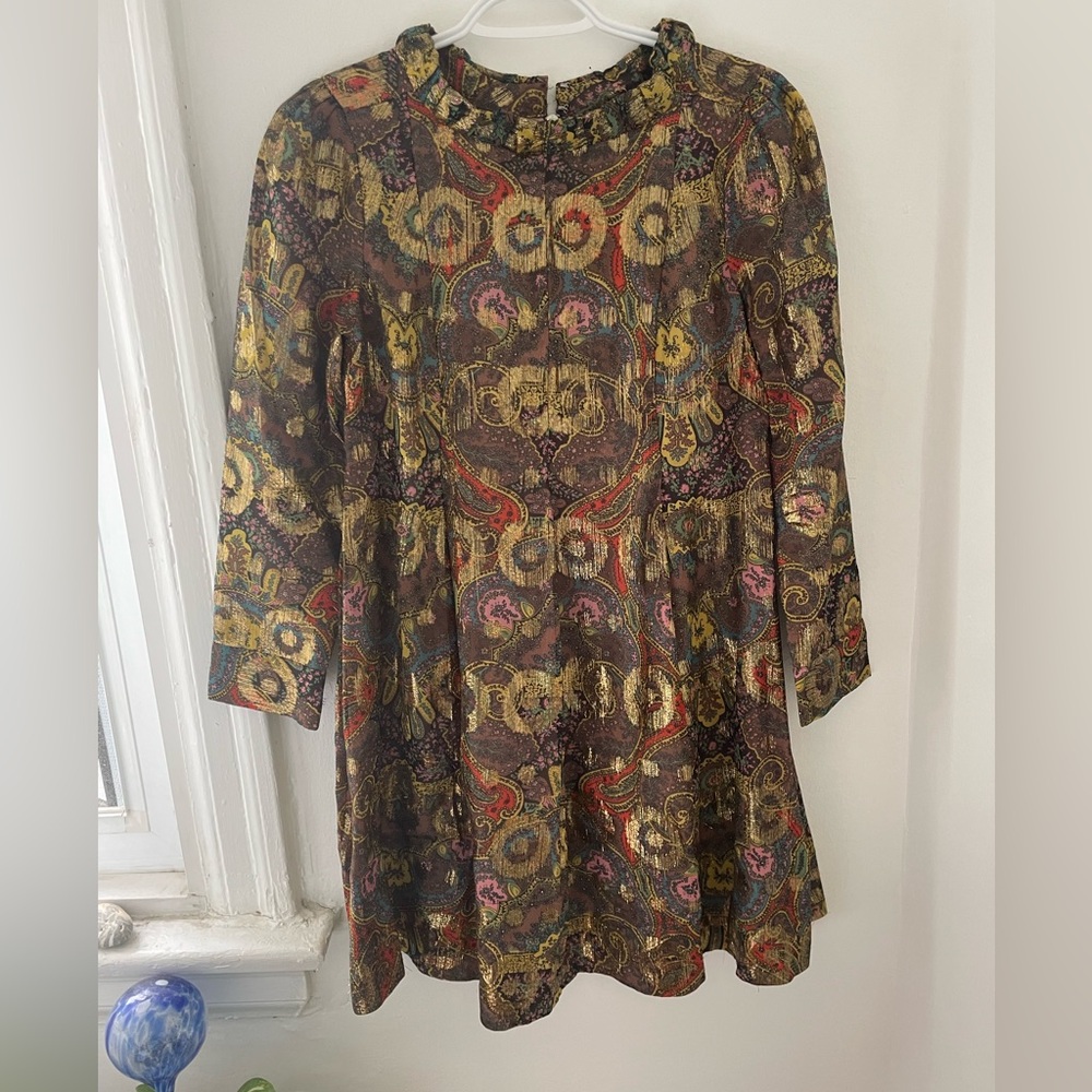 Marc by Marc Jacob’s Paisley Metallic Dress